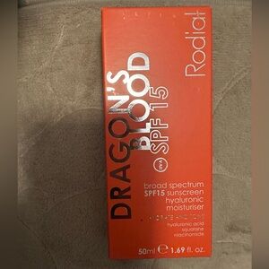 Rodial Dragon's Blood SPF 15 Moisturizer NEW